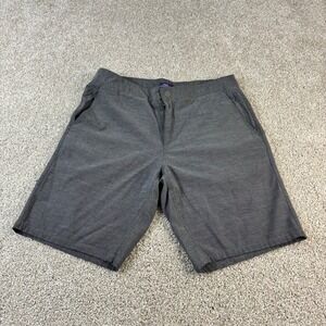 Johnnie-O Mens Size‎ 30 Gray Golf Shorts Flat Front Athleisure Stretch Casual